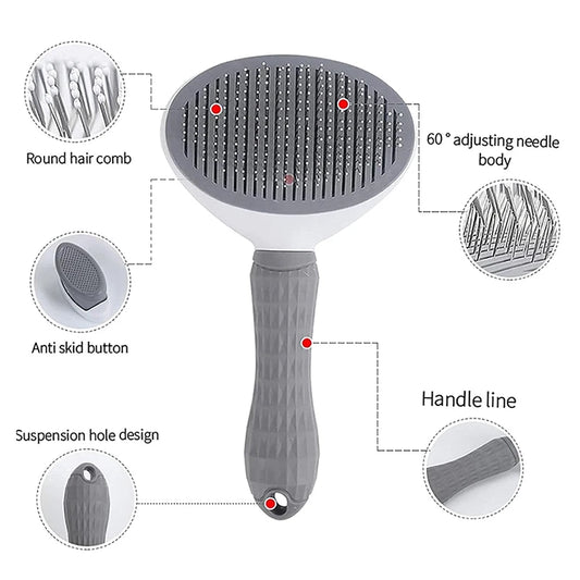 Pet for dog combing special comb long-haired dog to remove floating hair needle comb pet dog combing brush pet supplies